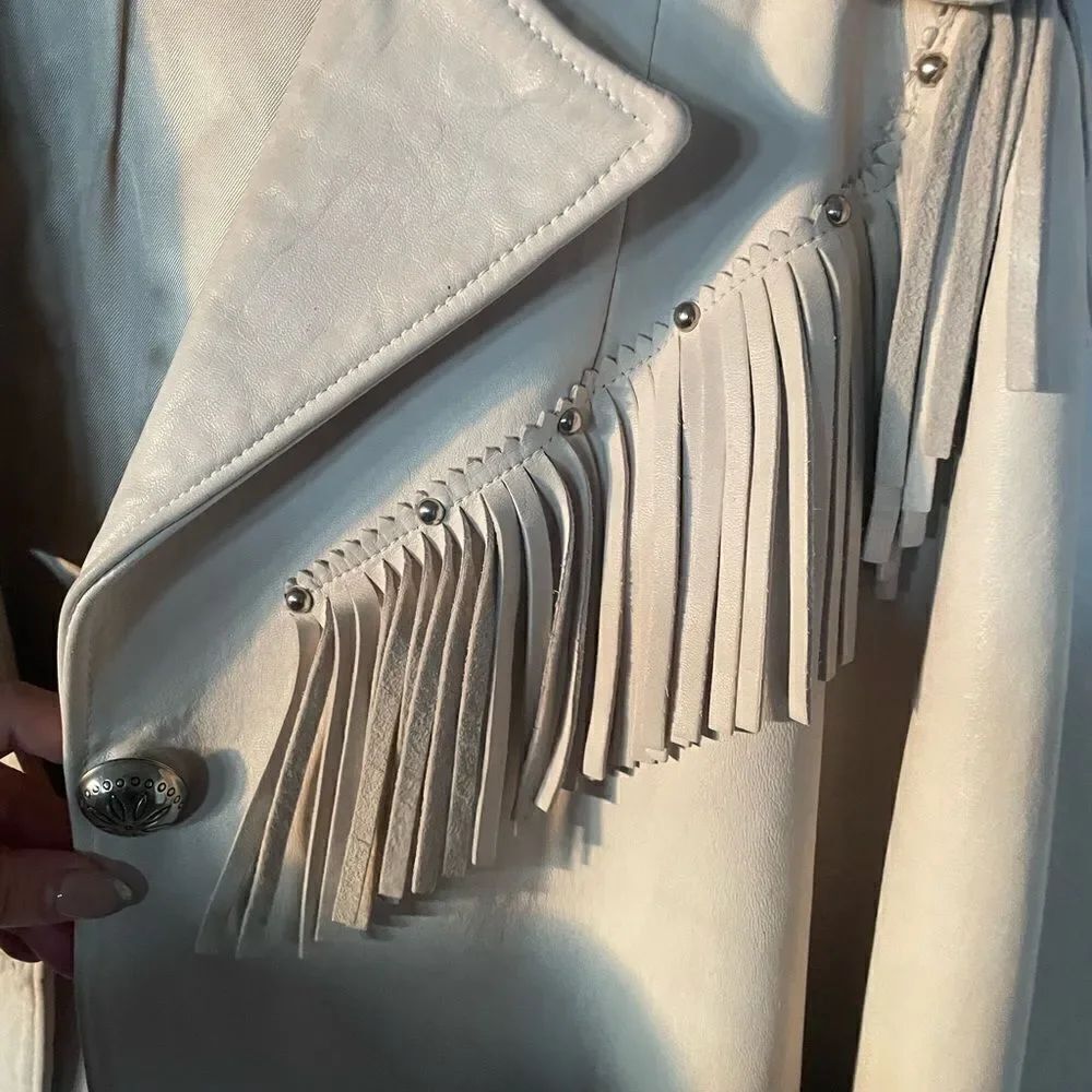 Fringe leather jacket - Picture 6 of 7